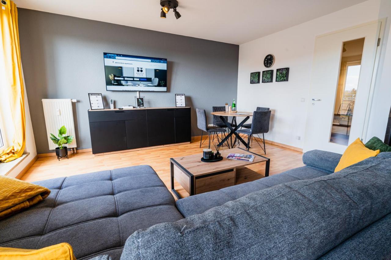 Deluxe Apartment I Klimaanlage I Tiefgarage I Balkon I Wlan มัคเดอบวร์ก ภายนอก รูปภาพ