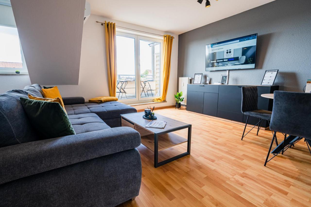 Deluxe Apartment I Klimaanlage I Tiefgarage I Balkon I Wlan มัคเดอบวร์ก ภายนอก รูปภาพ